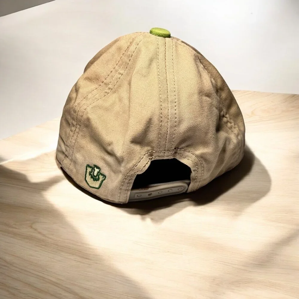 Goorin Bros Kids Green‎ & Tan Baseball Cap With Equestrian Print Adjustable